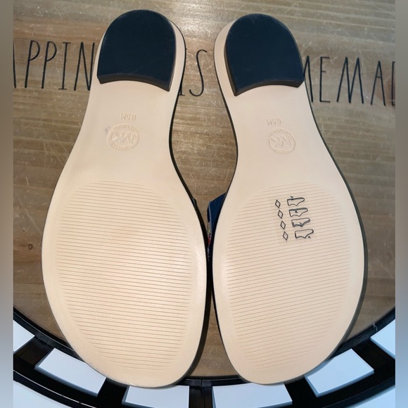 Michael Kors Deanna Sequined Fruit Print Slide Sandal - Picture 6 of 9